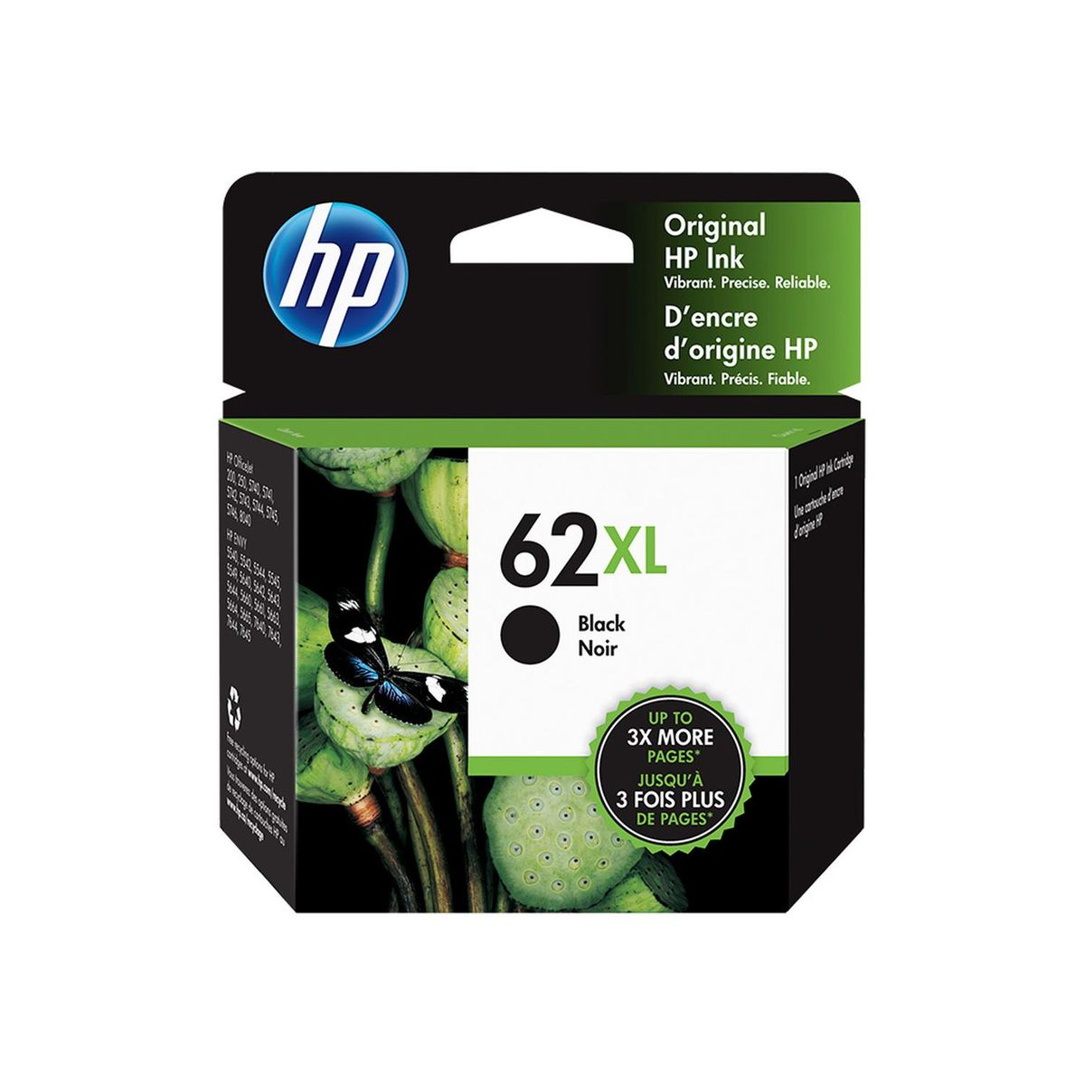 HP - Cartucho Tinta Hp 62Xl Negro Envy 5640 Original Multi