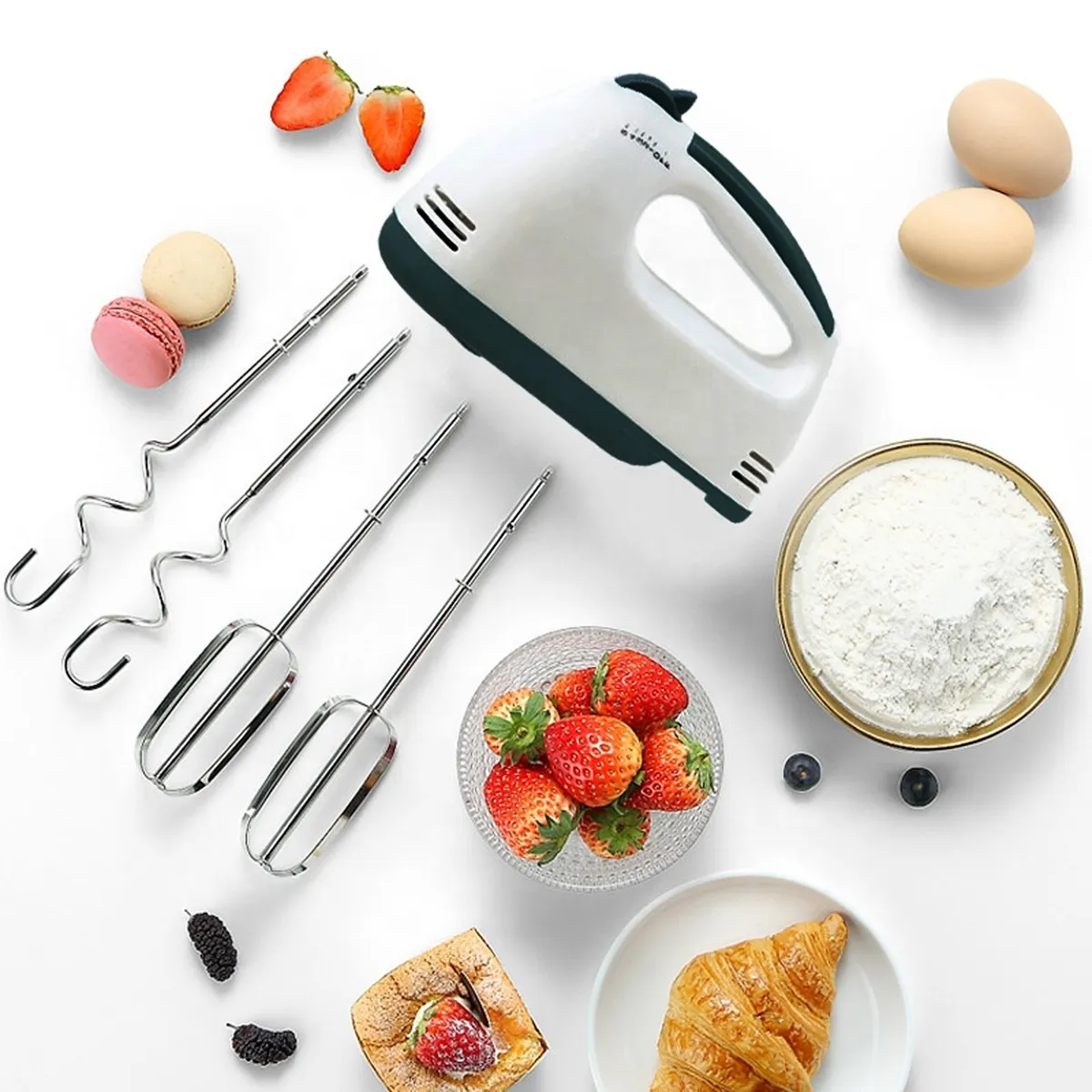 GENERICO - Batidora Manual Marus 5 Velocidades 200 Watts MRS-615