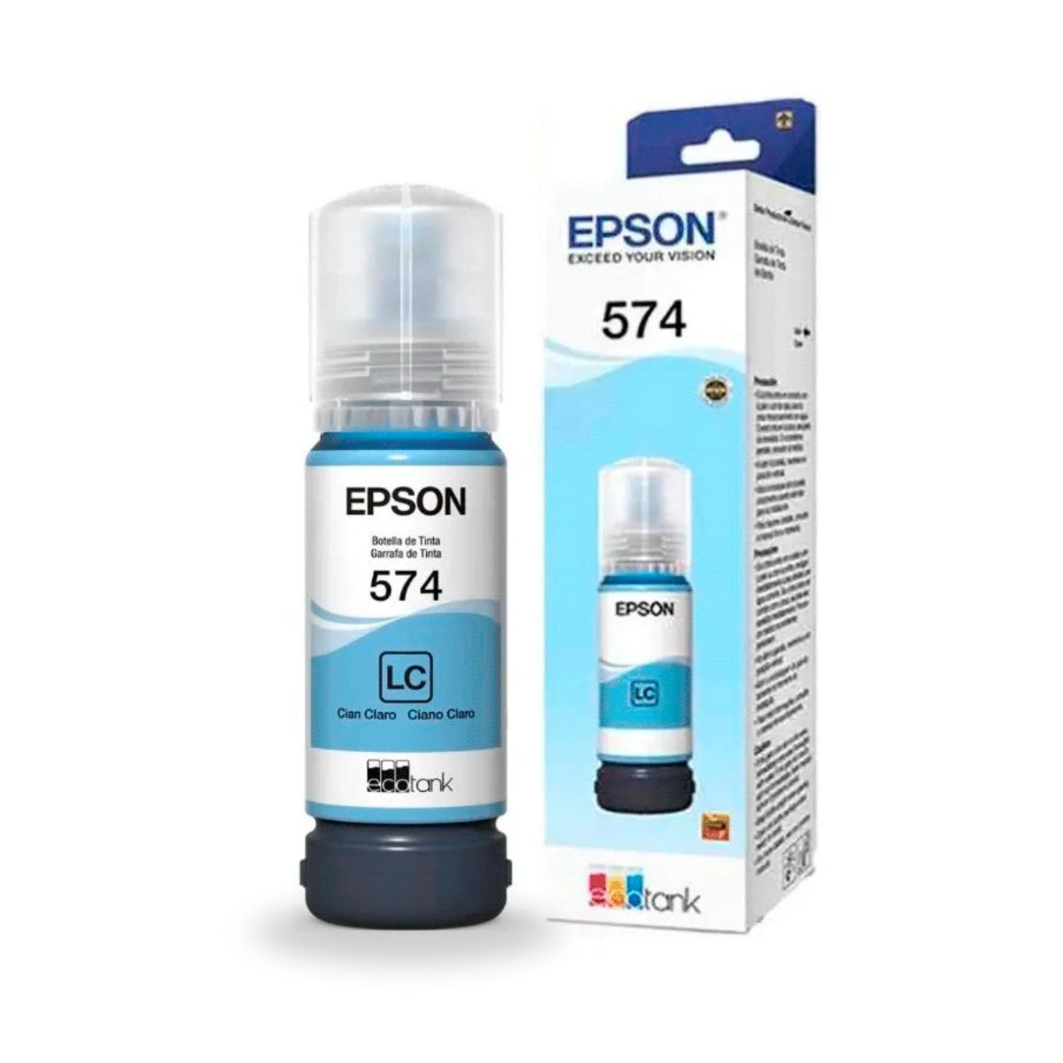 EPSON - Tinta Epson 574 Cian Claro T574620 - 65ml