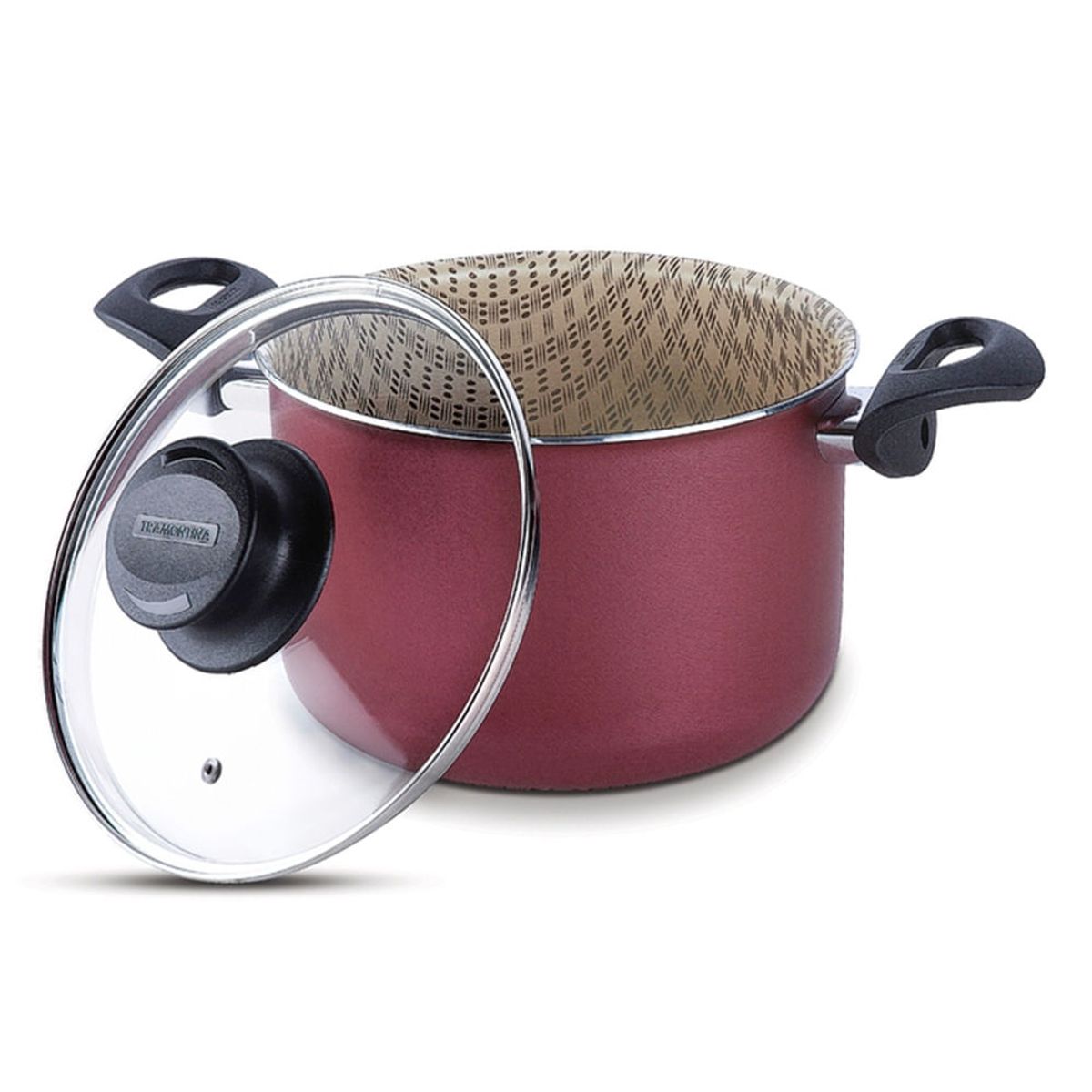 TRAMONTINA - Olla Alta N°26 Paris Guinda Tramontina - Alta Calidad