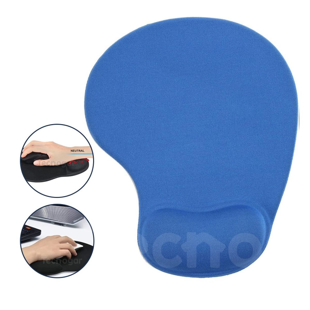 OEM - Pad Mouse Ergonómico con Almohadilla de Gel Descansa Muñecas