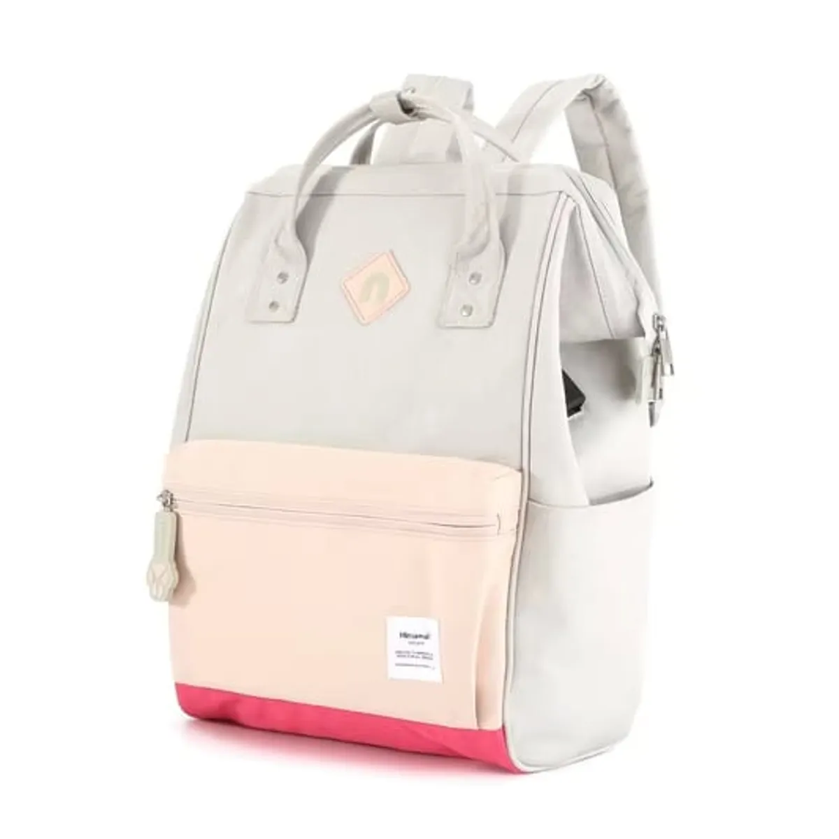 HIMAWARI - Himawari - Mochila Poppy 14 pulgadas - Rosa y Gris
