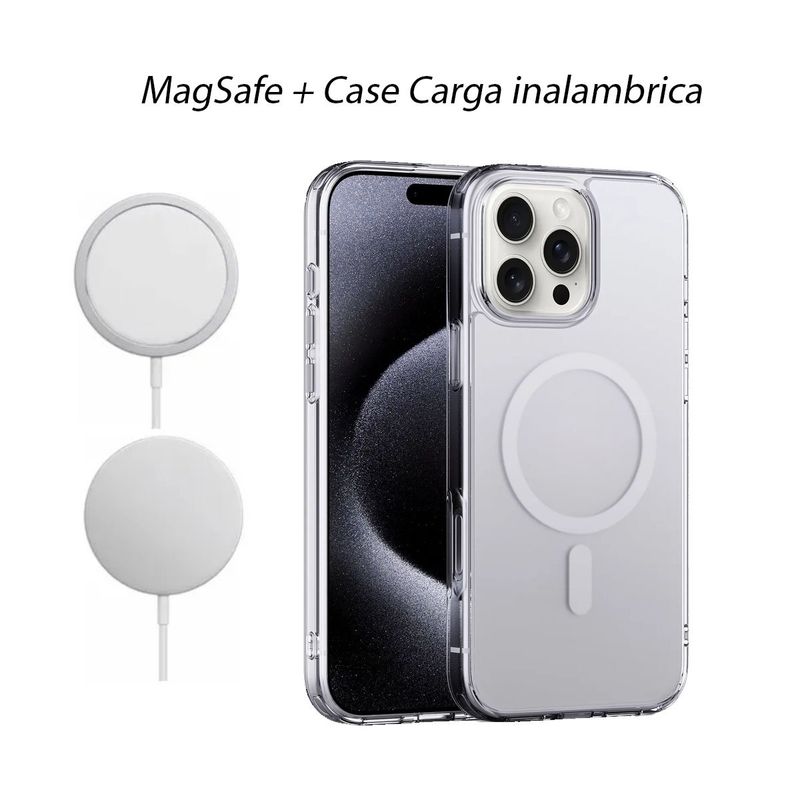 OEM - Case Magsafe con Cargador inalámbrico  para iPhone 16 Pro