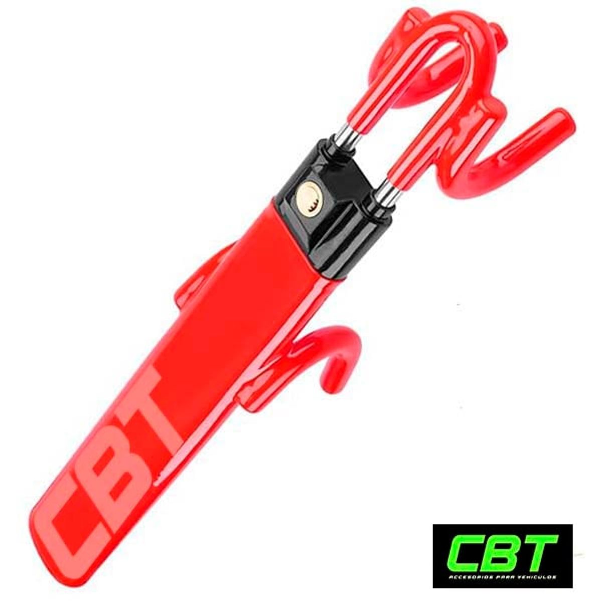 GENERICO - seguro bloqueo traba pedal volante timón antirrobo vehicular