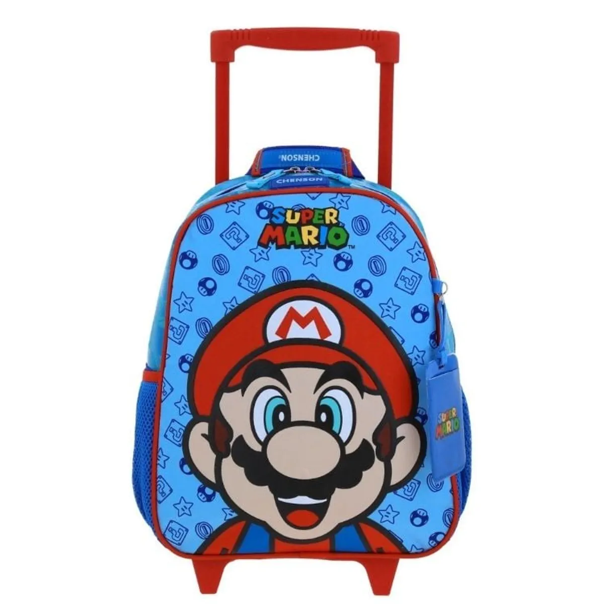 NINTENDO - MOCHILA ESCOLAR  CON RUEDAS A4 MARIO BROS