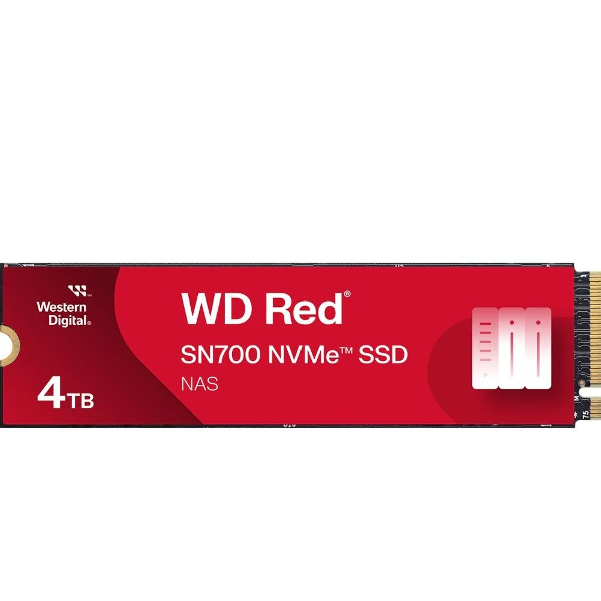 WESTERN DIGITAL - Disco Solido SSD Western Digital Red SN700 4TB NAS M2 2280 PCIe 3.0