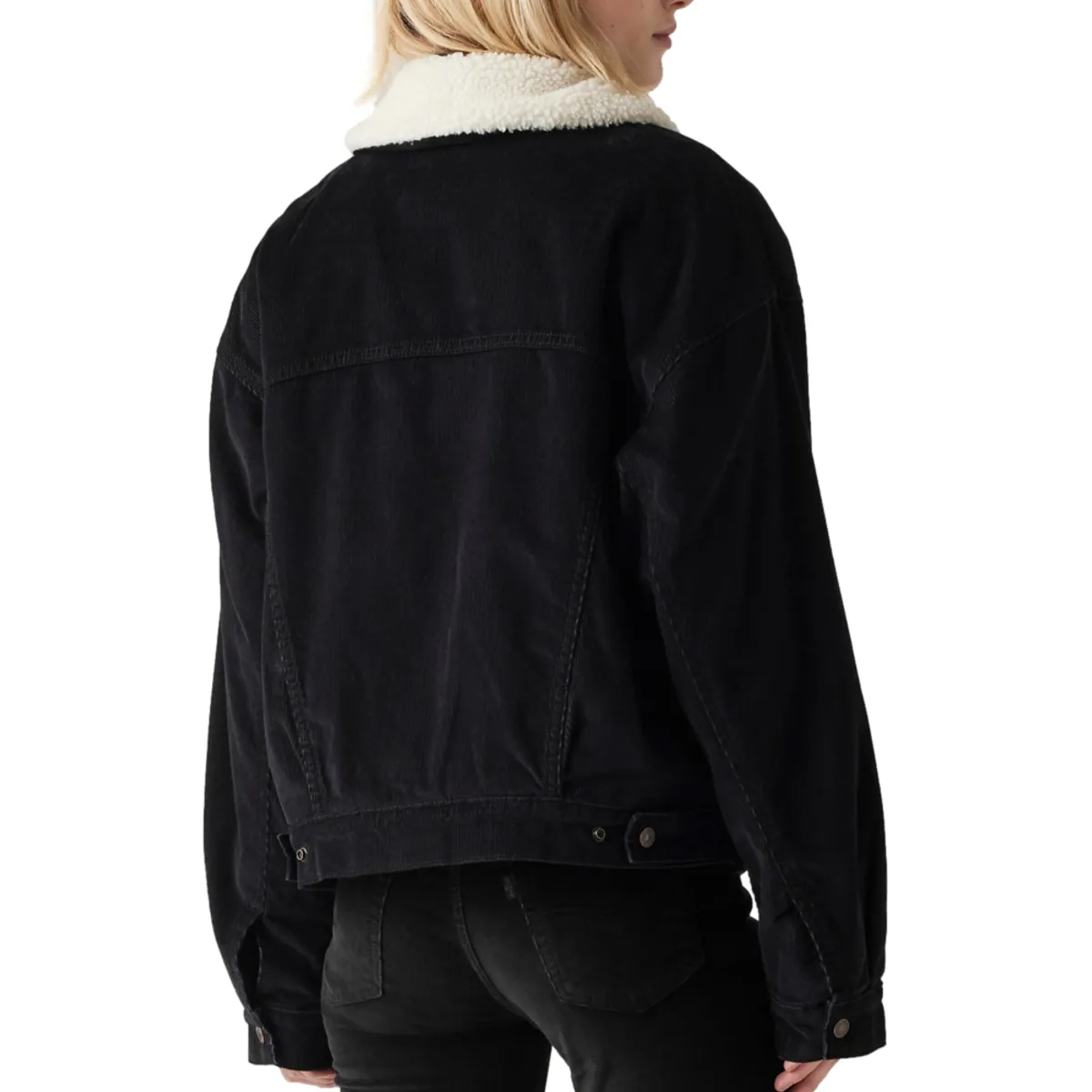 LEVIS - Casaca Mujer 90s Sherpa Trucker Negro Levis