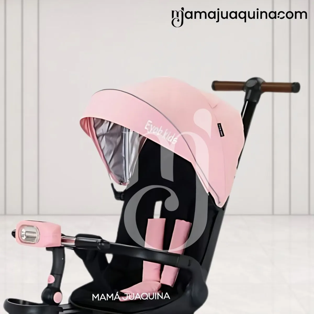KIDS - Triciclo Guiador Plegable «BELLISSIMO» Pink