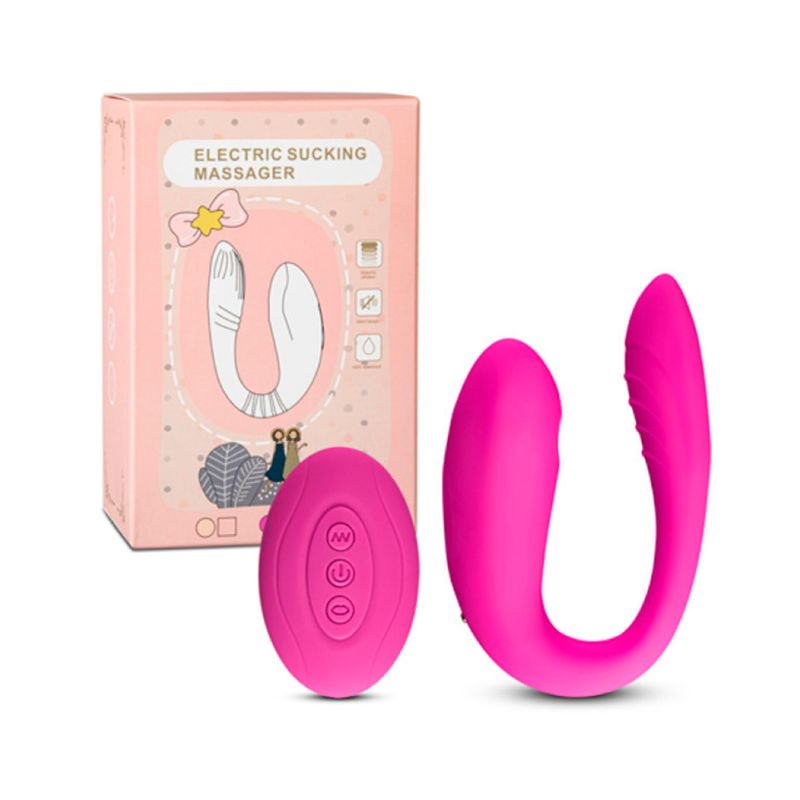 GENERICO - VIBRADOR CONSOLADOR DOBLE ELECTRIC SUCK1NG MASSAGER