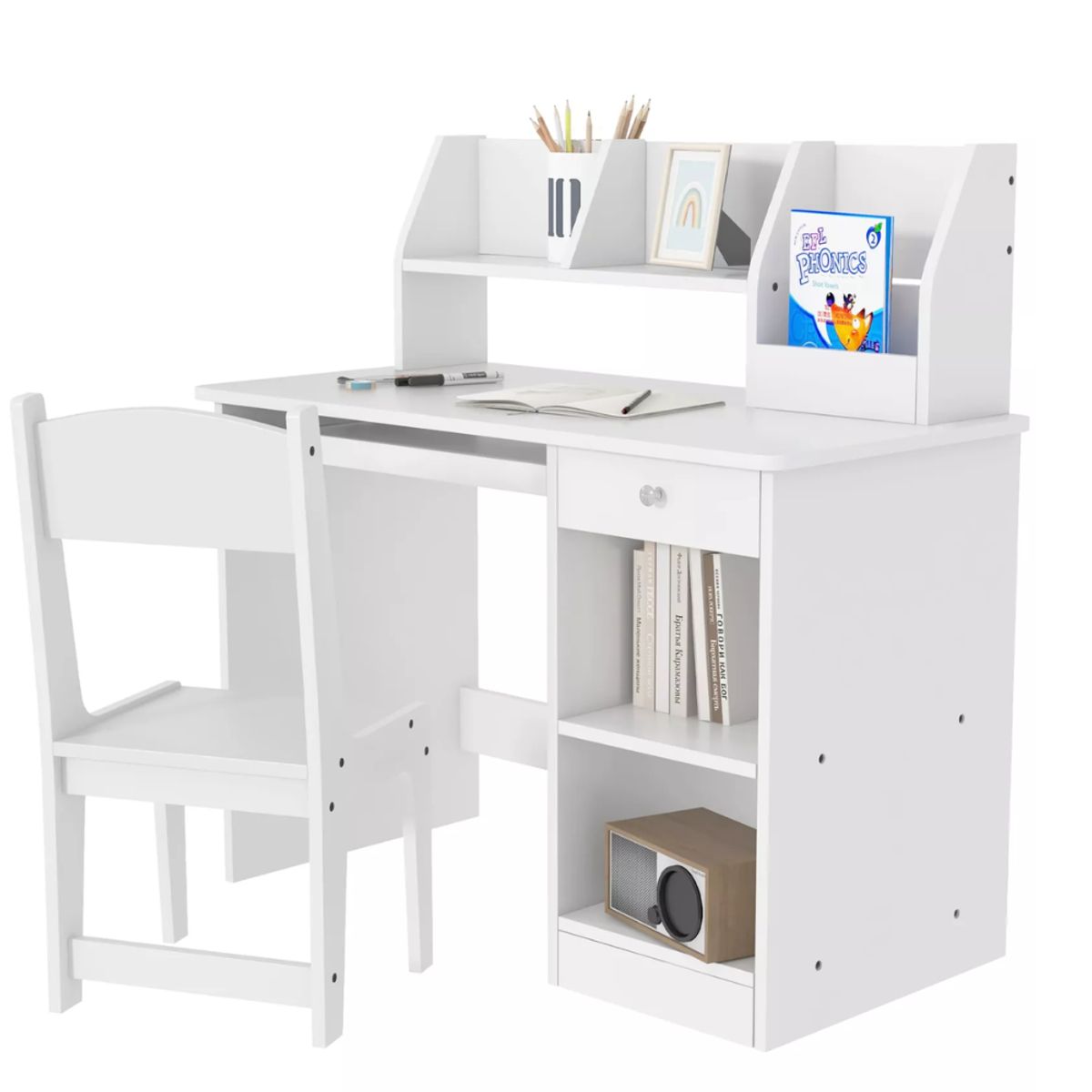 GENERICO - Escritorio Infantil Reiko Blanco Petrox Home