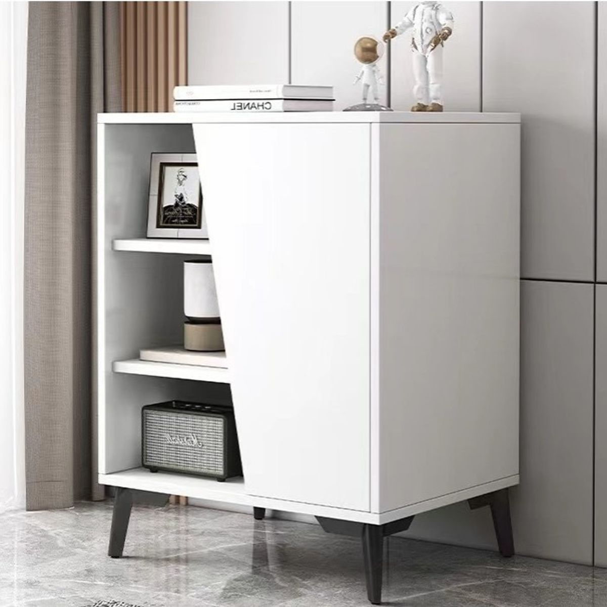 NACION MUEBLES - VELADOR NACION MUEBLE PUCHO COLOR BLANCO