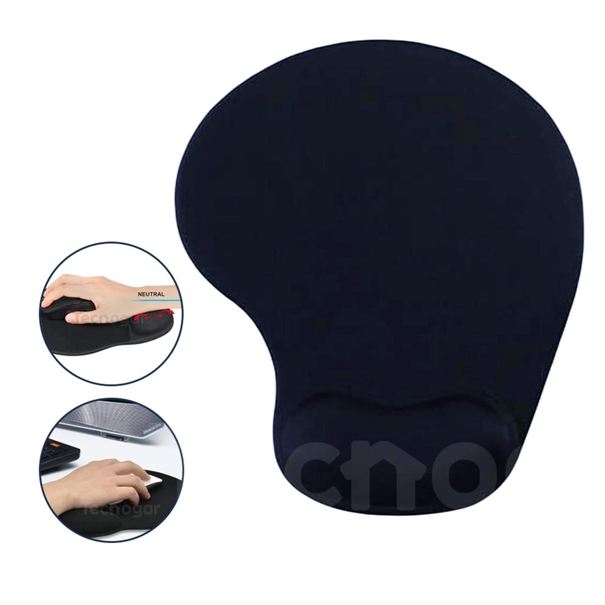 OEM - Pad Mouse Ergonómico con Almohadilla de Gel Descansa Muñecas