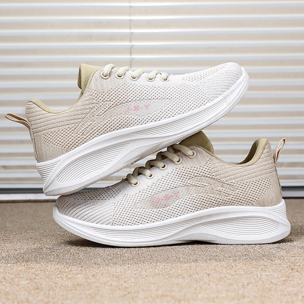 BLWOENS - Zapatillas deportivas para mujeres - Amarillo