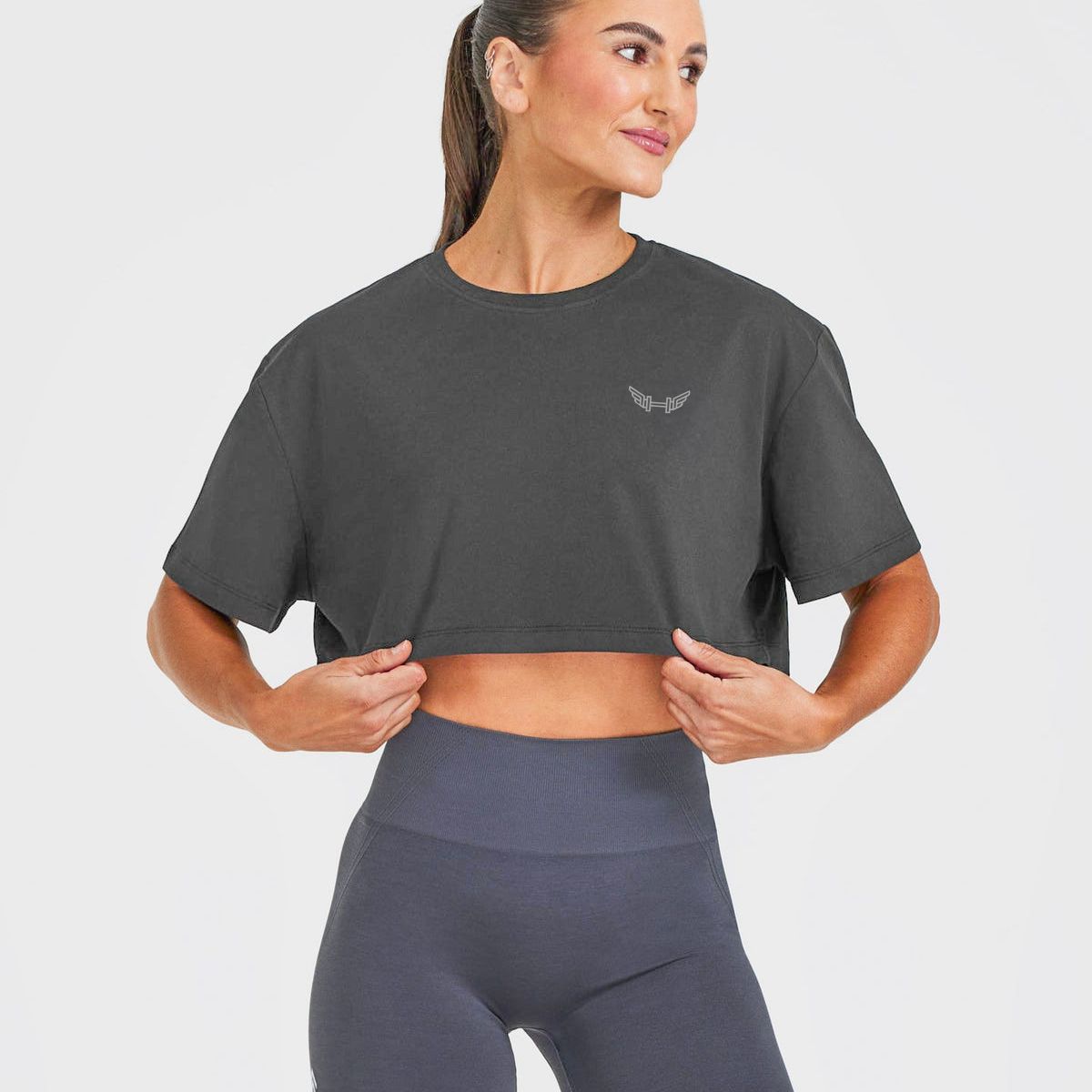 GENERICO - POLO CROP OVERSIZE MUJER - CROP OVERSIZE MUJER - POLO CORTO OVERSIZE