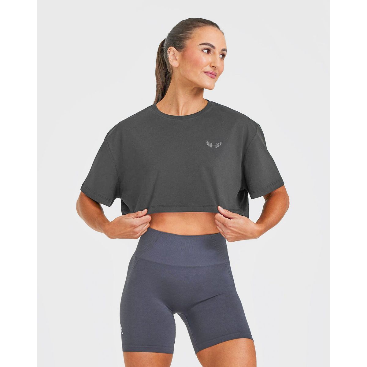 GENERICO - POLO CROP OVERSIZE MUJER - CROP OVERSIZE MUJER - POLO CORTO OVERSIZE