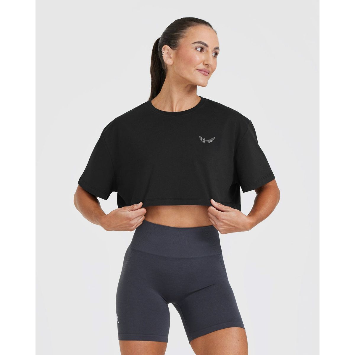 GENERICO - POLO CROP OVERSIZE MUJER - CROP OVERSIZE MUJER - POLO CORTO OVERSIZE