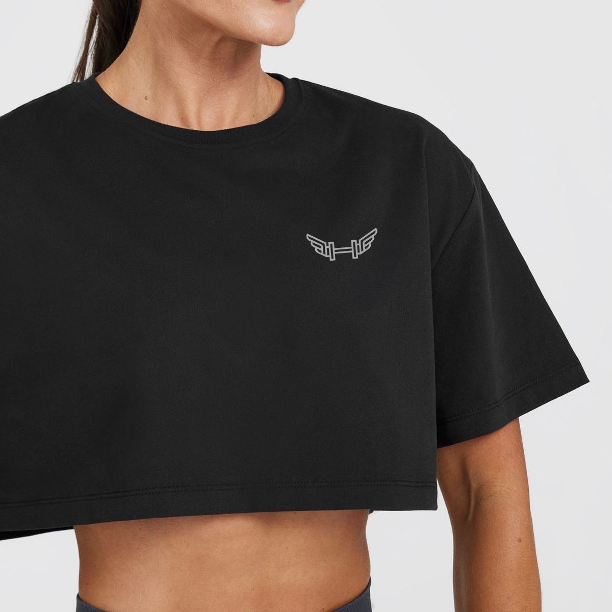 GENERICO - POLO CROP OVERSIZE MUJER - CROP OVERSIZE MUJER - POLO CORTO OVERSIZE