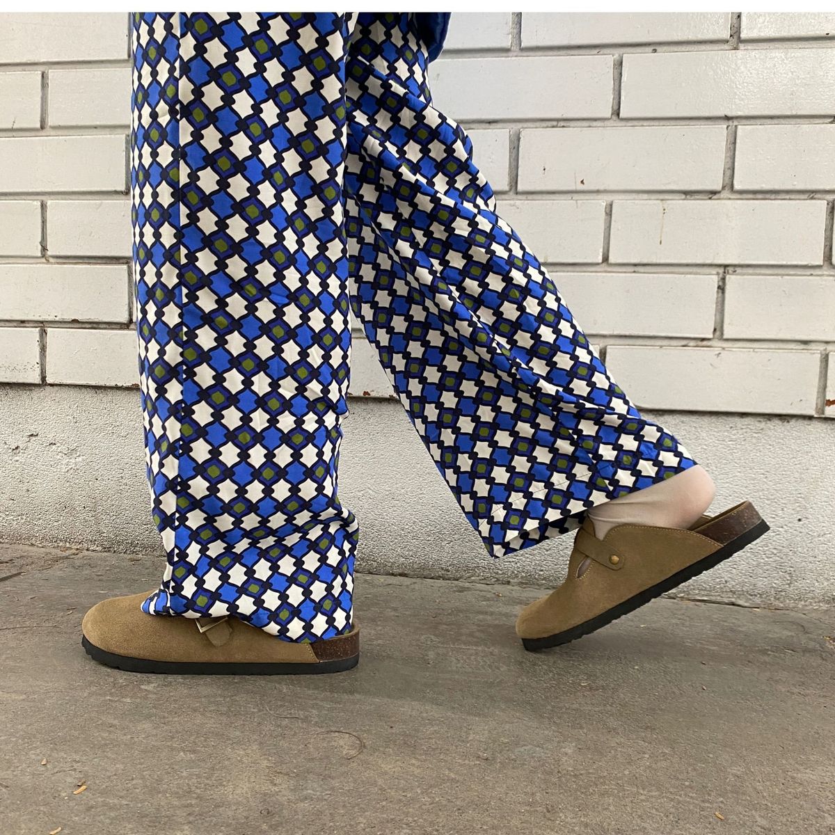 WHITE - Zuecos Chloe de cuero