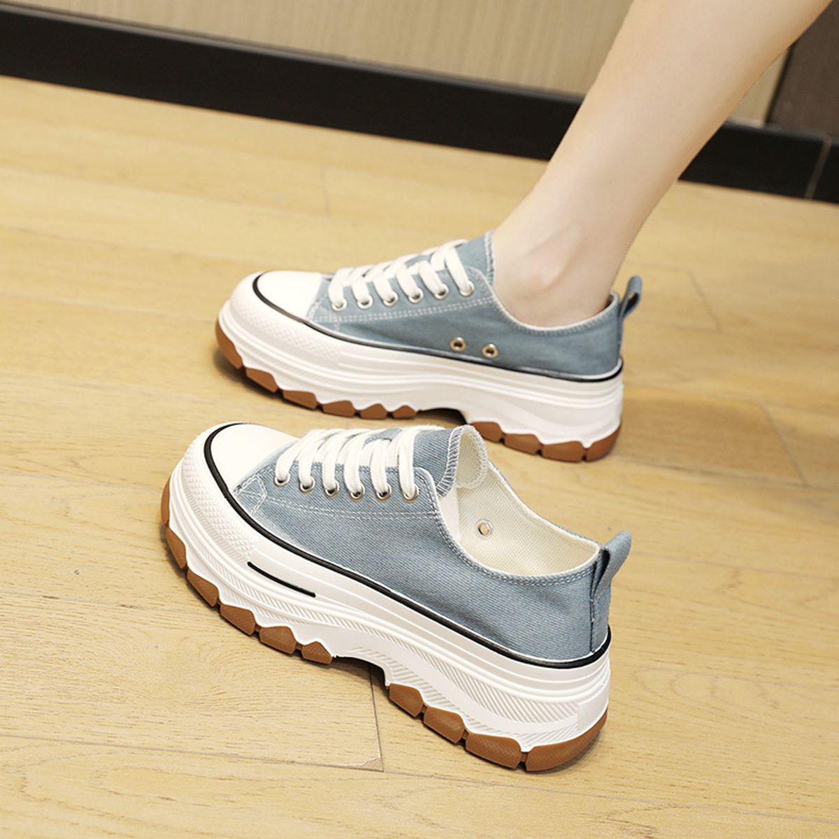 BLWOENS - Zapatillas deportivas para mujeres - Azul