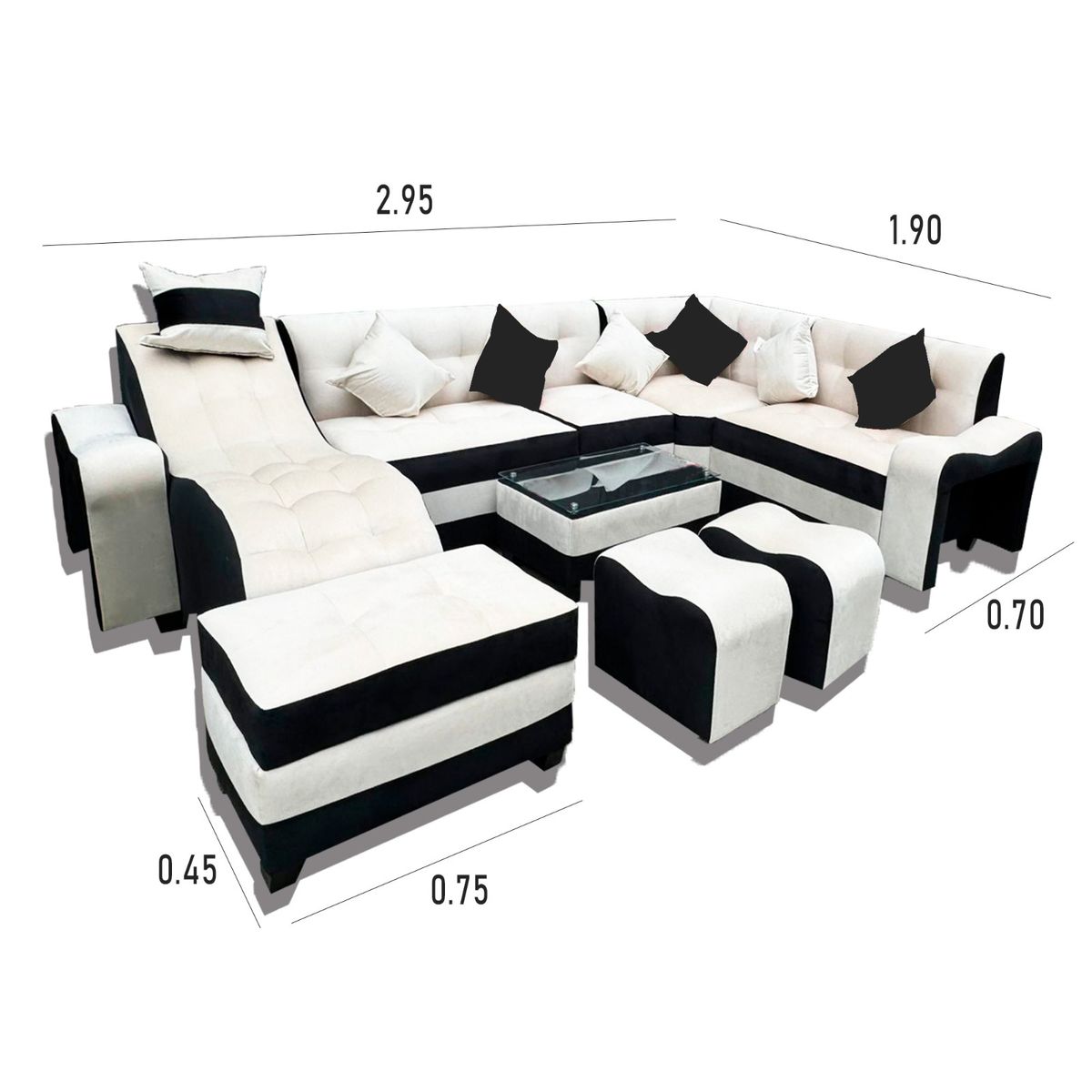 GENERICO - JUEGO DE SALA MODELO BRUSELAS