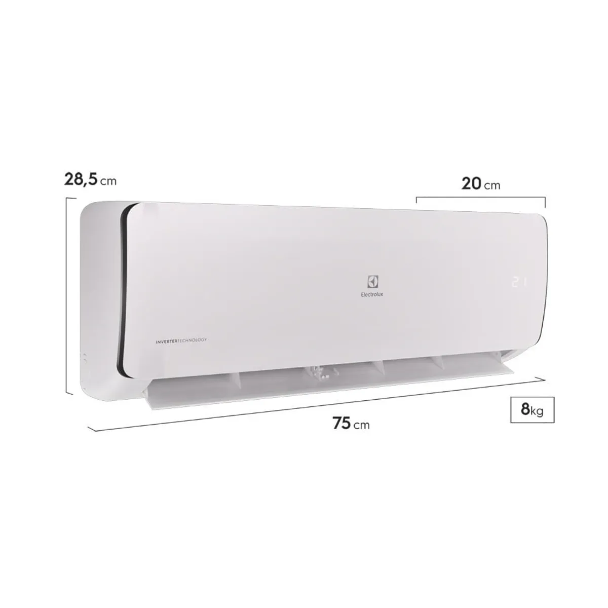 ELECTROLUX - Aire Acondicionado EAIX12F2MDAXW Inverter 12000 BTU Electrolux