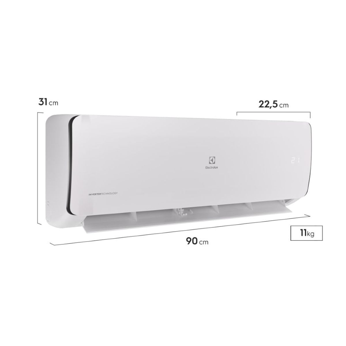 ELECTROLUX - Aire Acondicionado EAIX18F2MDAXW Inverter 18000 BTU Electrolux