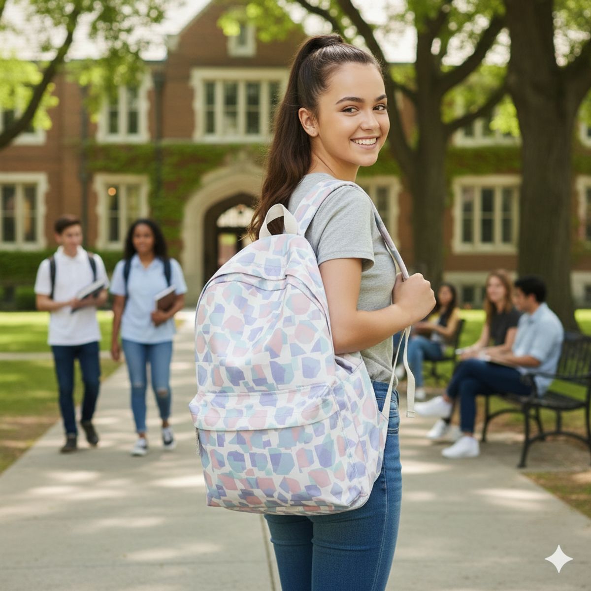 GENERICO - Mochila Kawaii Blanco