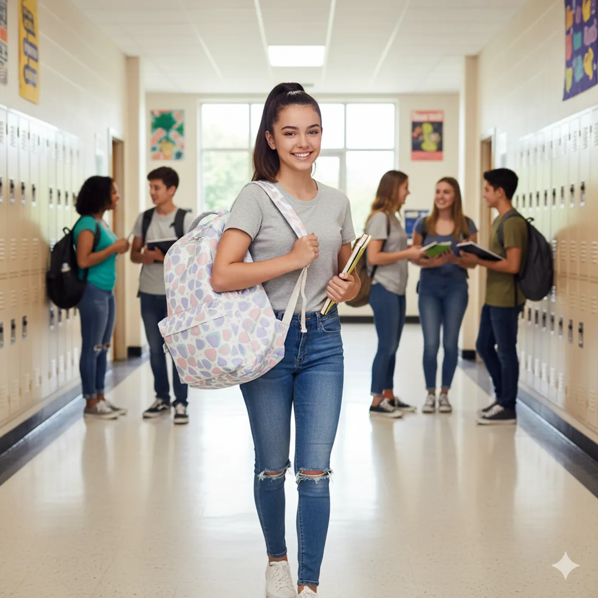 GENERICO - Mochila Kawaii Blanco