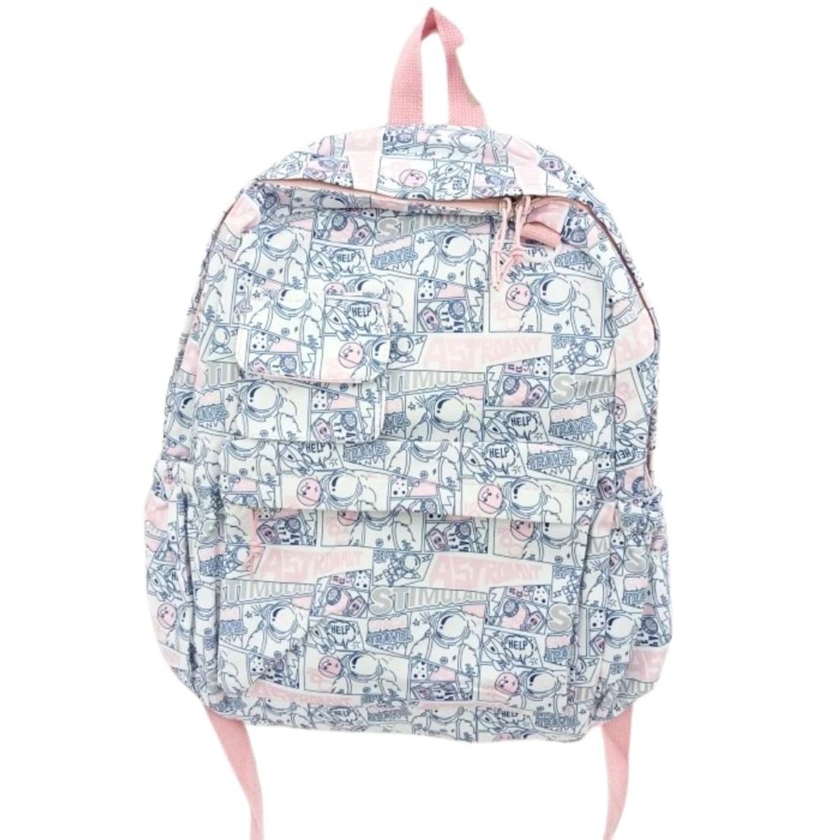 GENERICO - Mochila Kawaii Comic Blanco