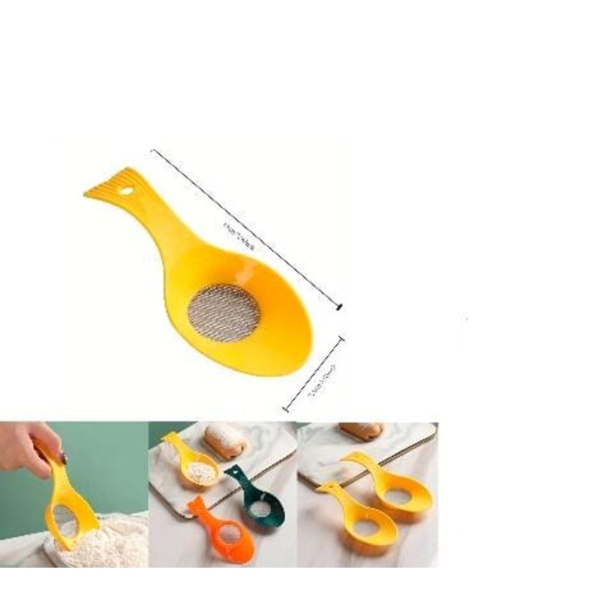 GENERICO - Set de 2 esparcidores, coladores utensilio cocina