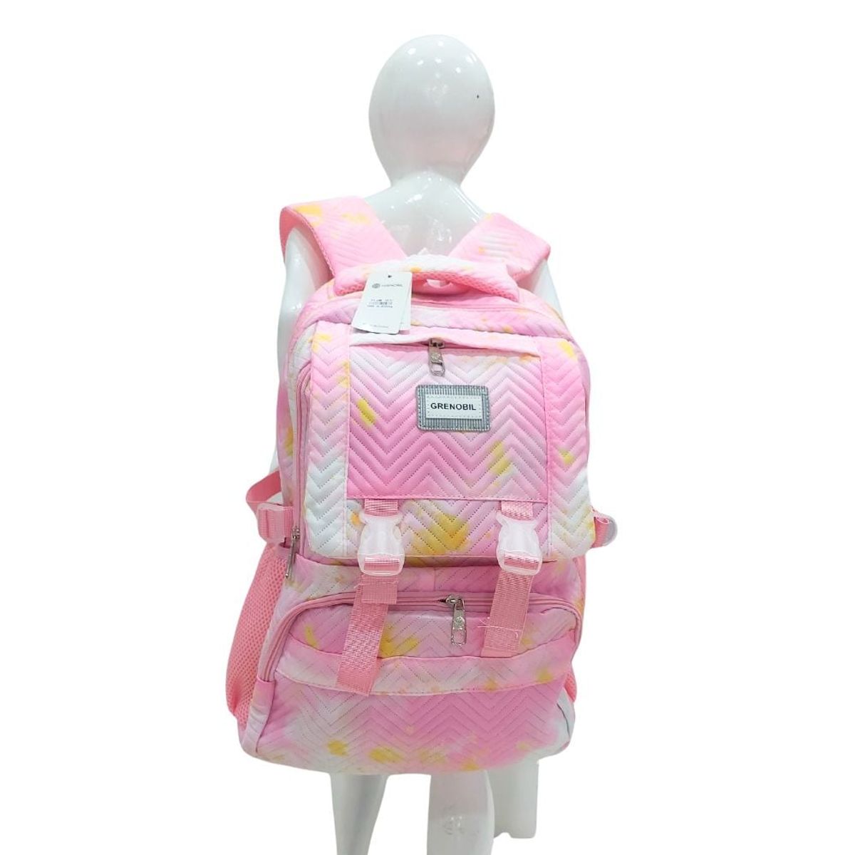 GENERICO - Mochila Kawaii Rosa Gatita