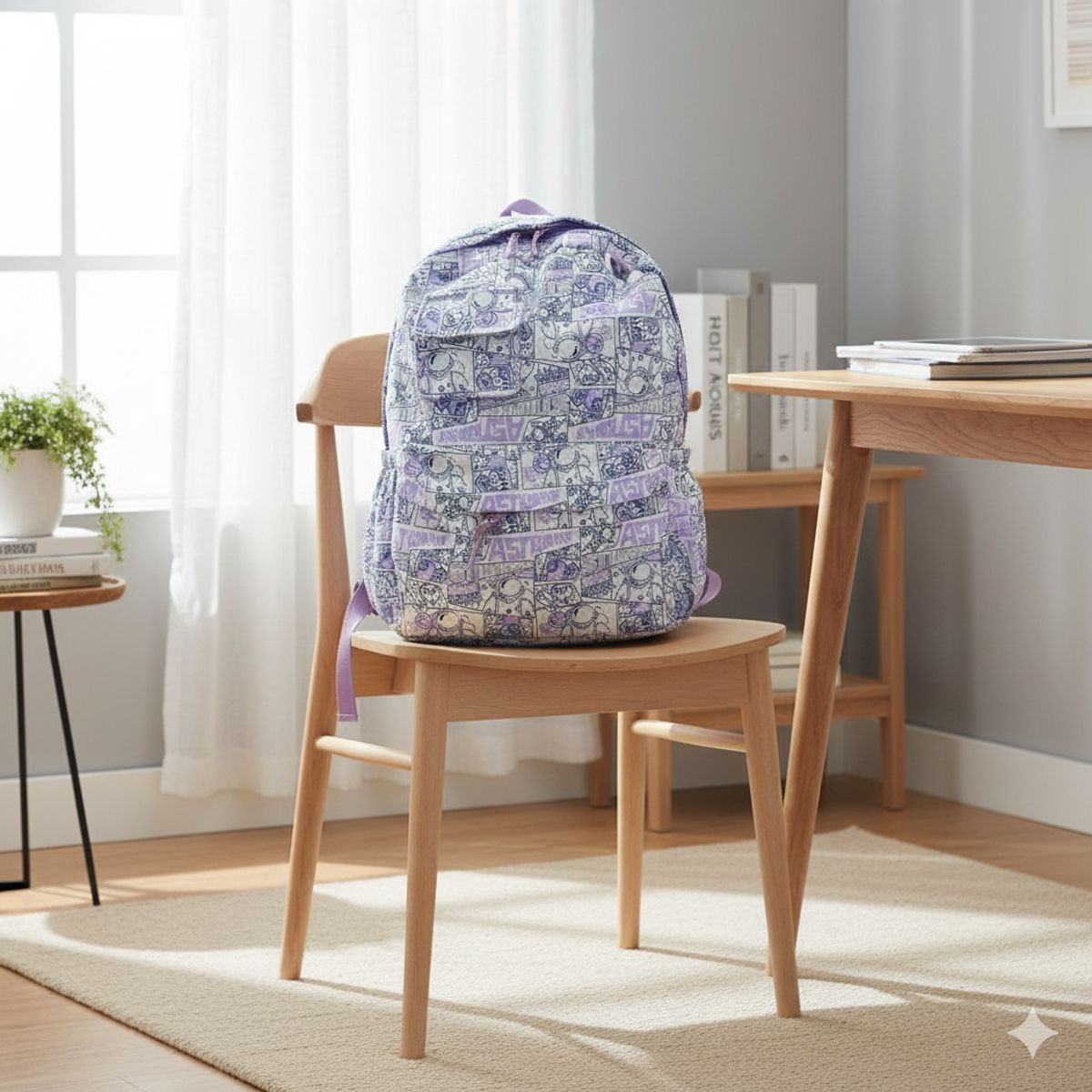 GENERICO - Mochila Kawaii Comic Lila