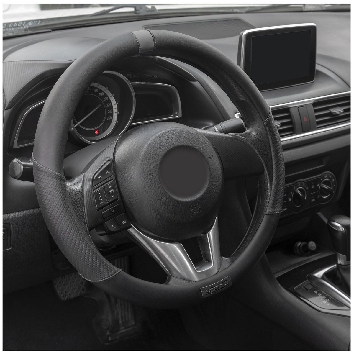 SPARCO - Funda De Volante Sparco Premium Smart Gris  37 38cm