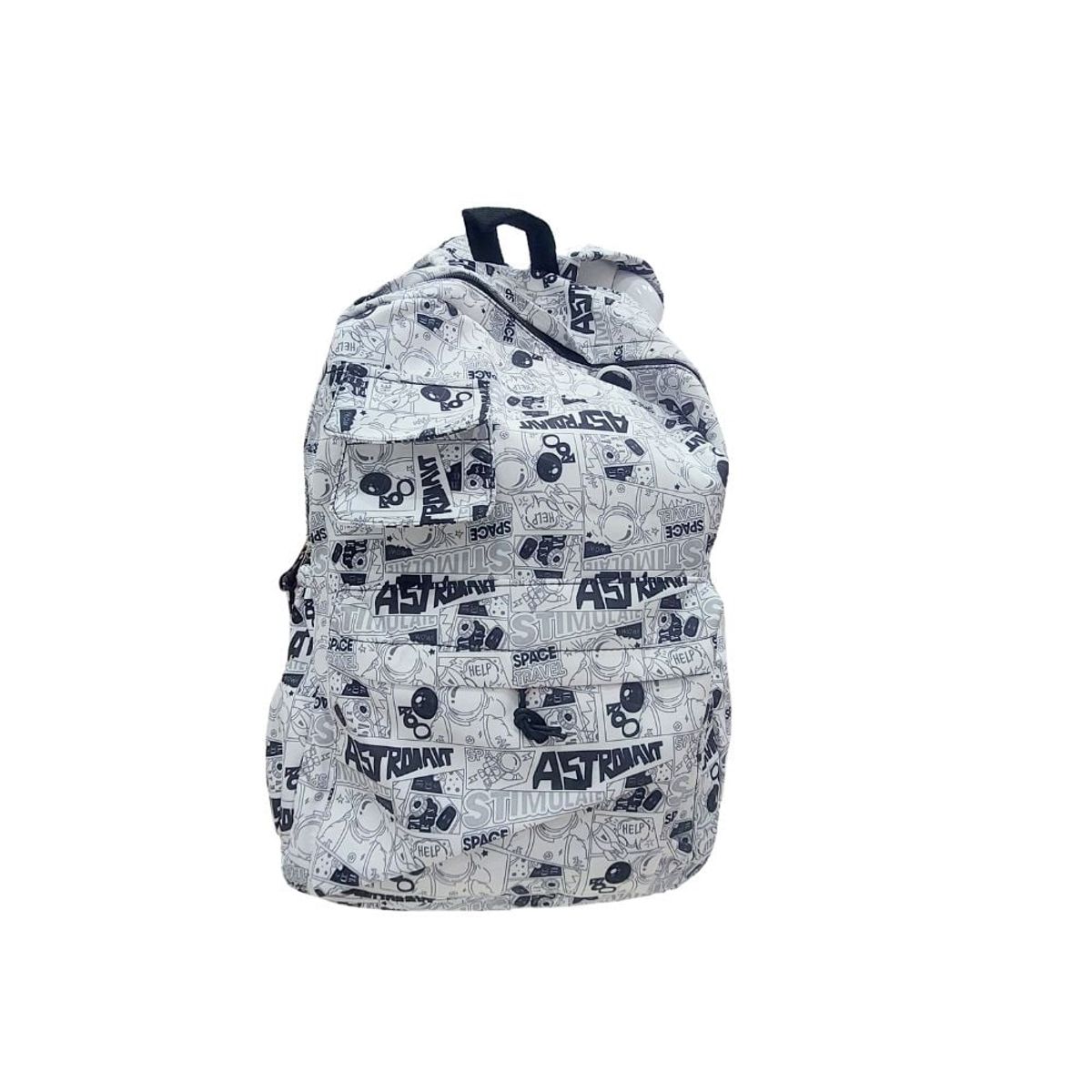 GENERICO - Mochila Kawaii Comic Blanco - Negra