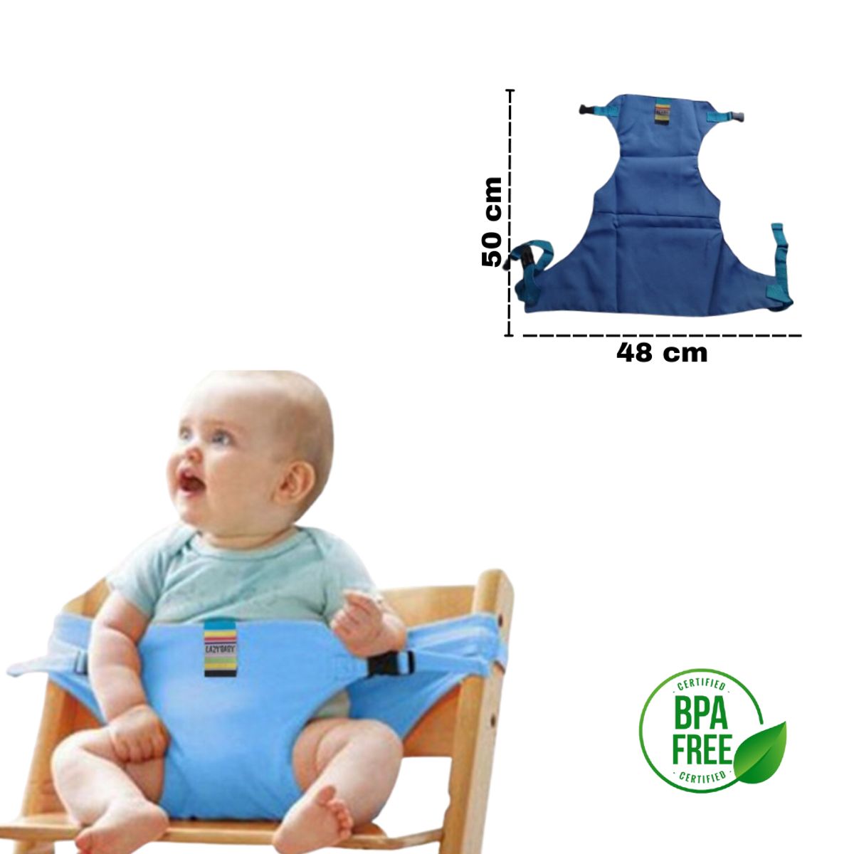 GENERICO - SUJETADOR DE BEBÉ - AZUL