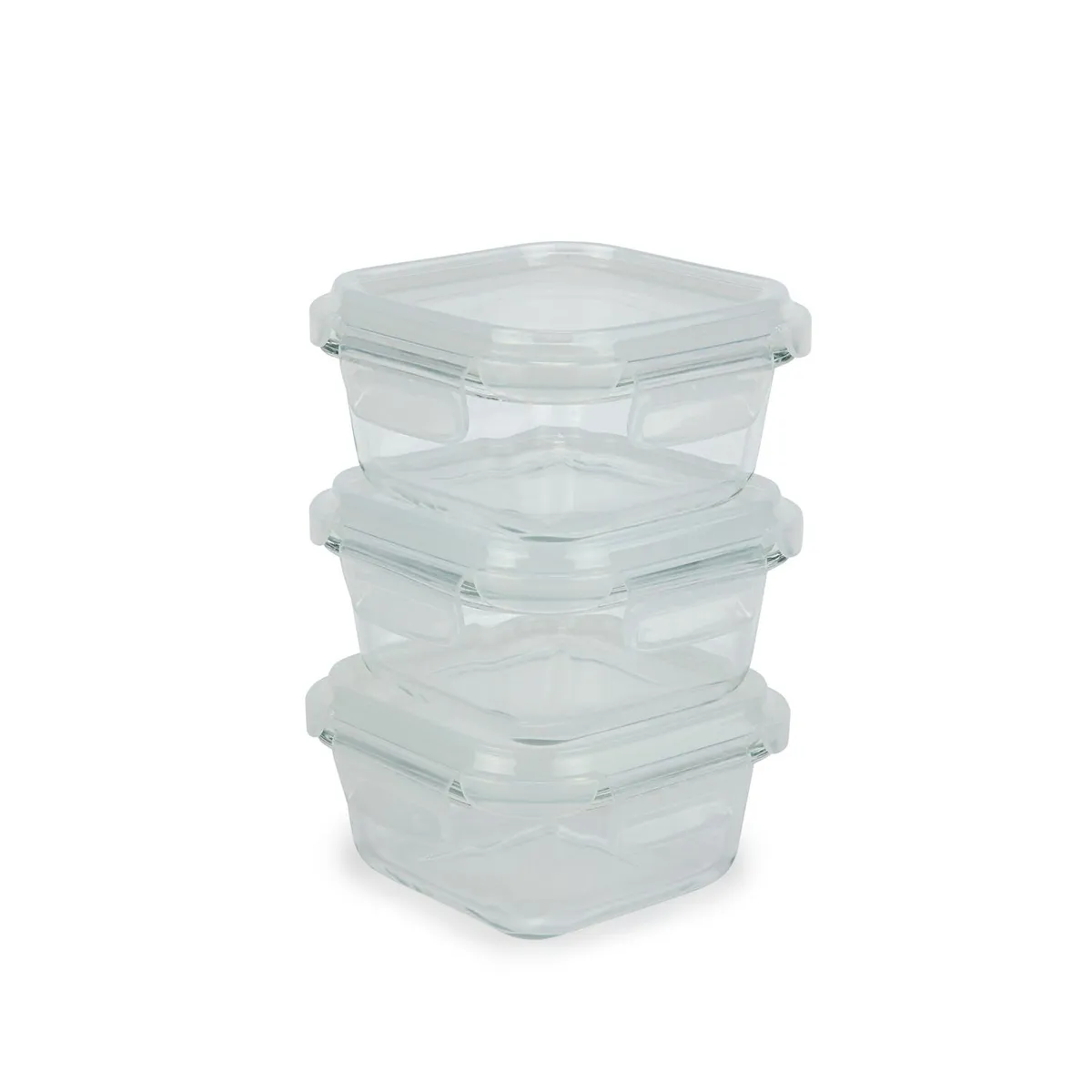 TRIKO - taper vidrio borosilicato set 310ml x3