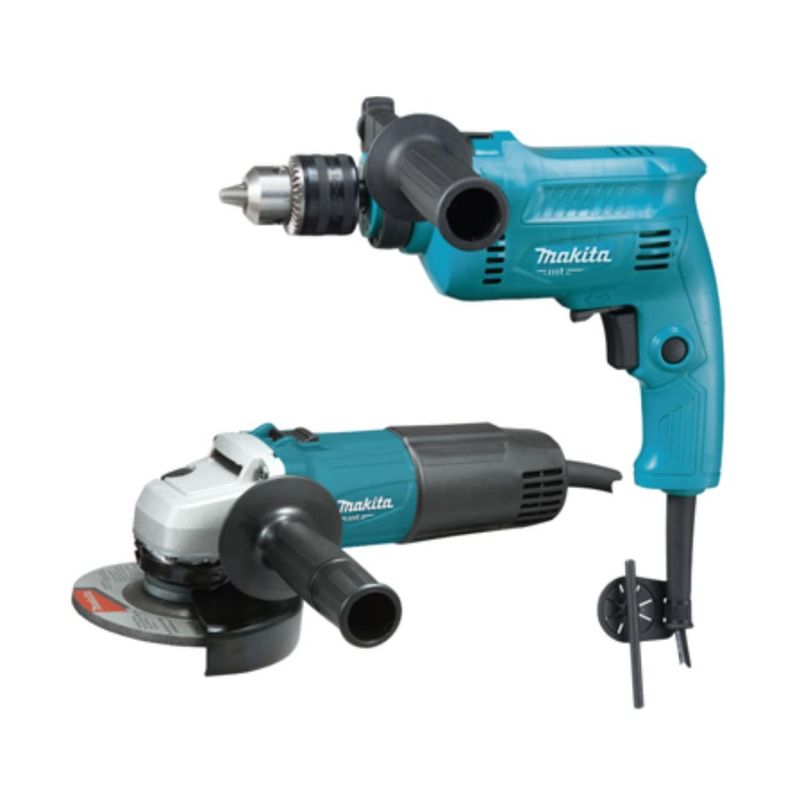 MAKITA - Taladro Percutor 1/2" 500W + Amoladora Angular de 4 1/2" 540W Makita MTK0003B