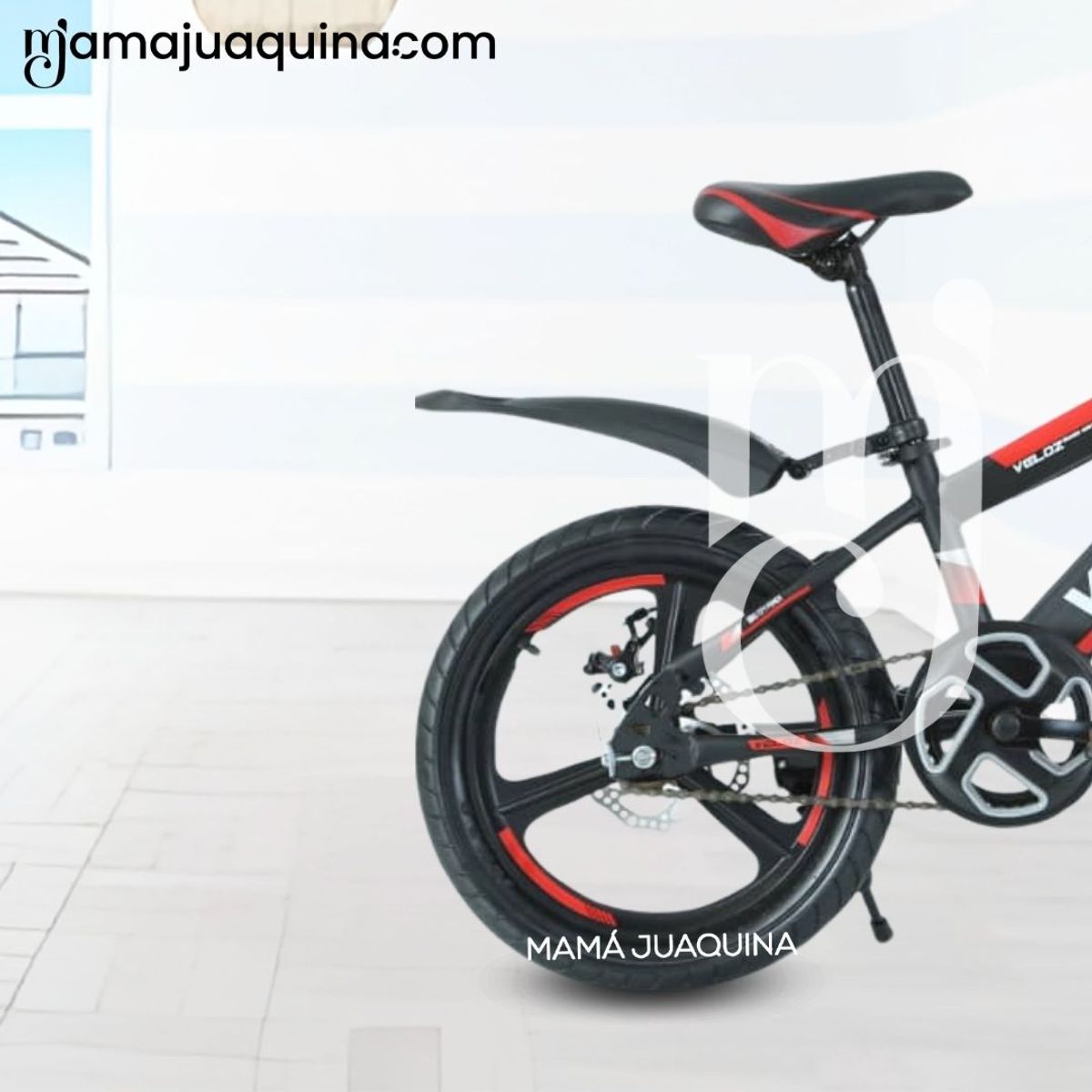 VELOX - Bicicleta Para Niño Aro 16 «PALMEIRA  ASPA» Red