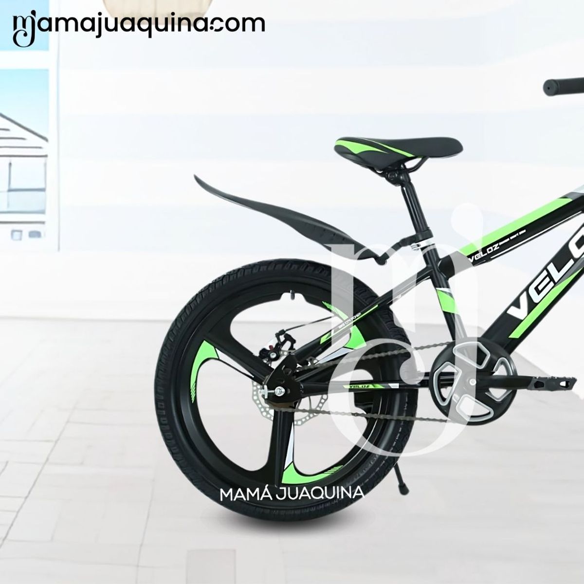 VELOX - Bicicleta Para Niño Aro 16 «PALMEIRA  ASPA» Green