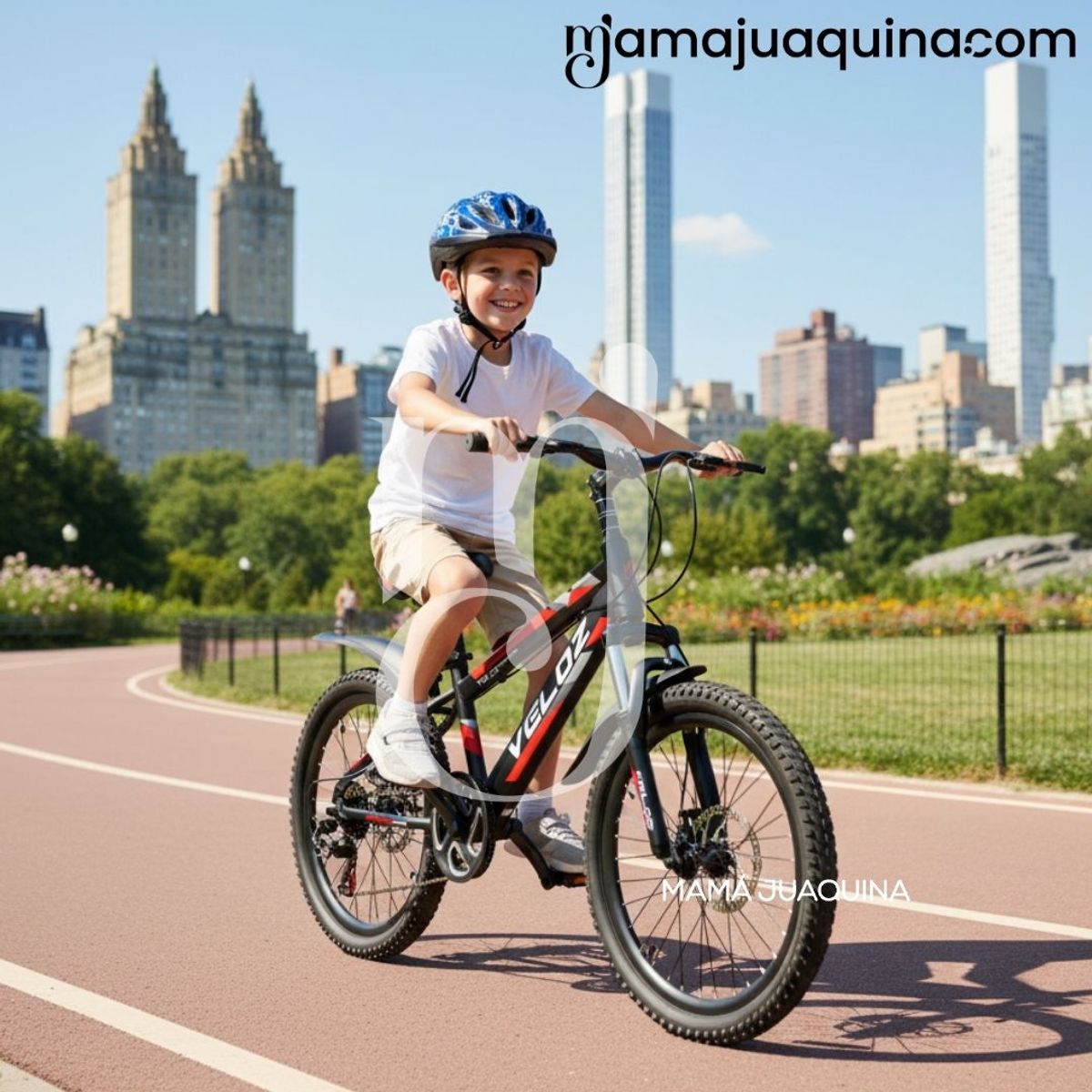 VELOX - Bicicleta Para Niño Aro 16 «PALMEIRA SMOL» Red Dark