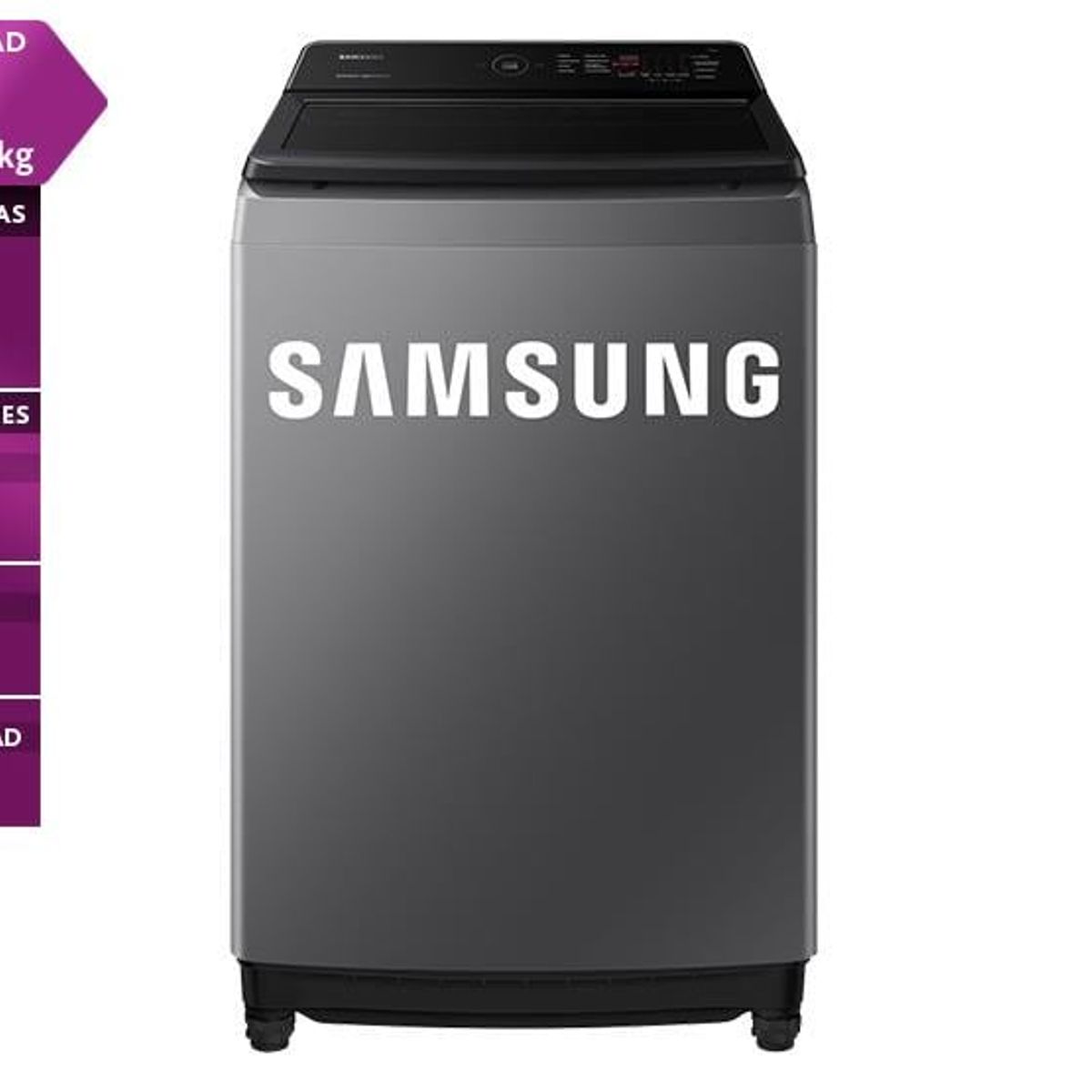 SAMSUNG - Lavadora EcoBubble™ 19kg Gris
