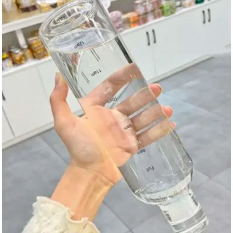 GENERICO - Botella para Agua de 500 ml en Tono Transparente