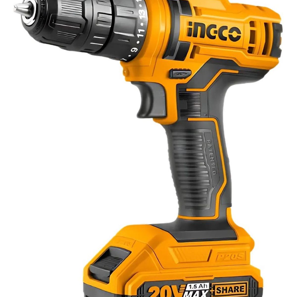 INGCO TOOLS - Atornillador Percutor Ina 38  20V+ Accesorios Ingco