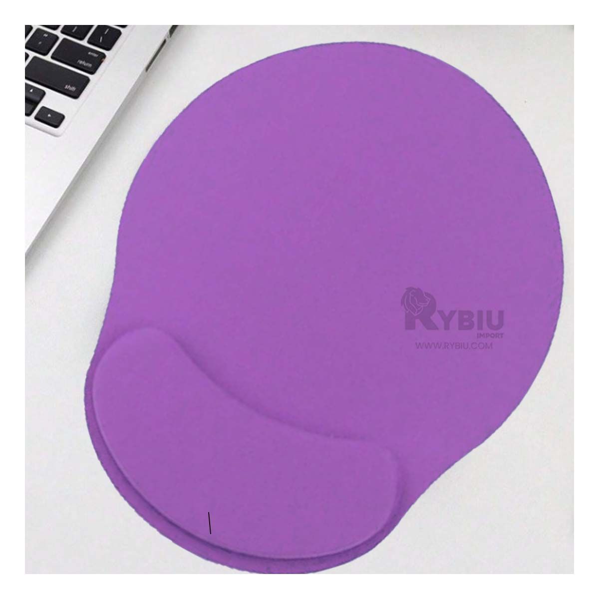 GENERICO - Mouse Pad Antideslizante Pequeño Lila Y+Papel de Regalo