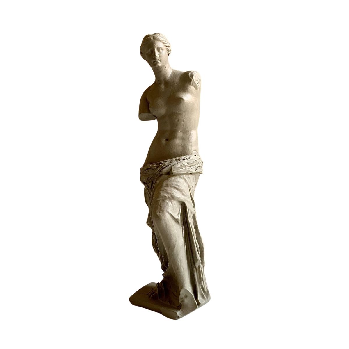 GENERICO - Venus de Milo 25 cm Escultura Concreto Greige
