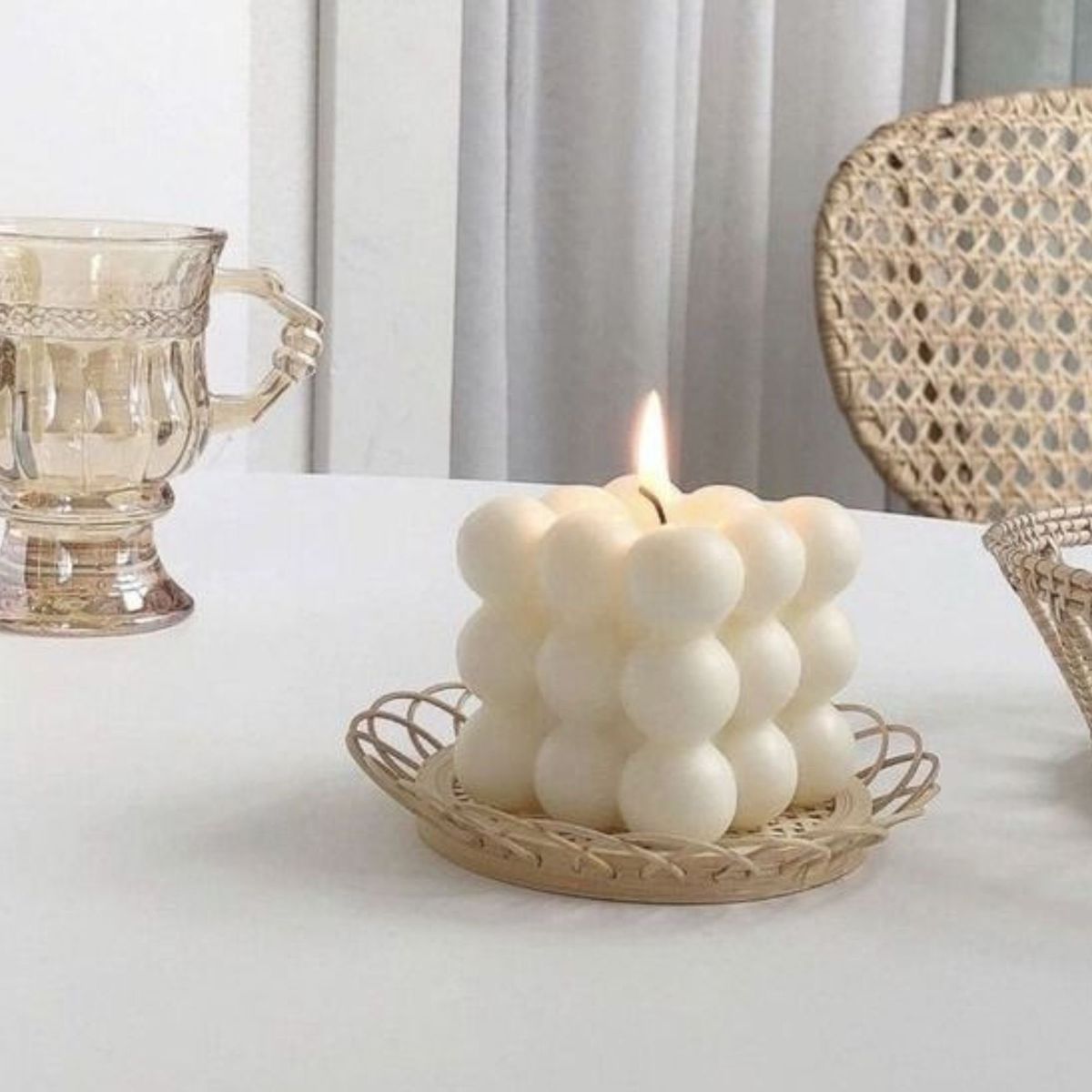 GENERICO - Vela de Soja Bubble Aroma Café