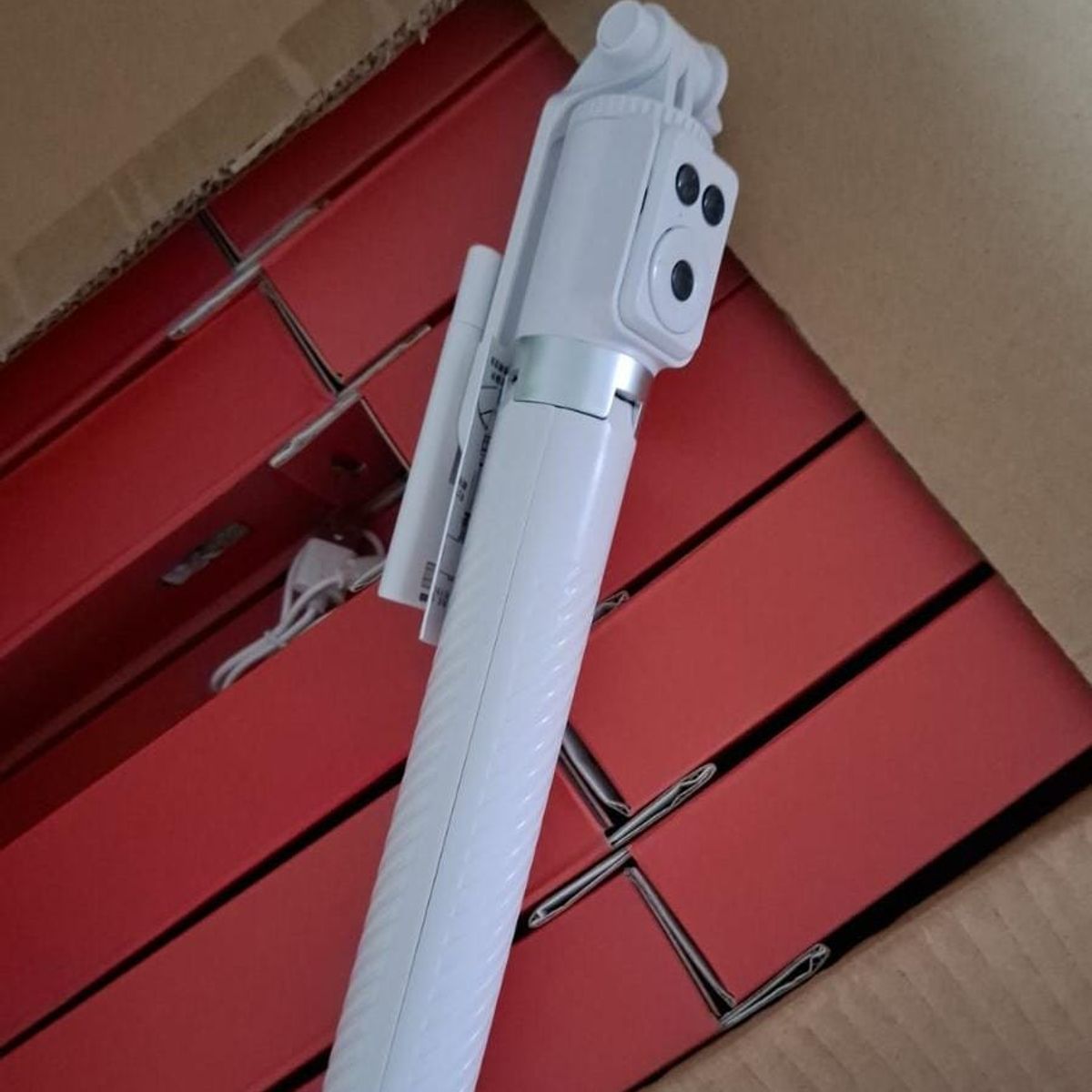 GENERICO - Selfie Stick Tripode + 2 aros de Luz Blanco