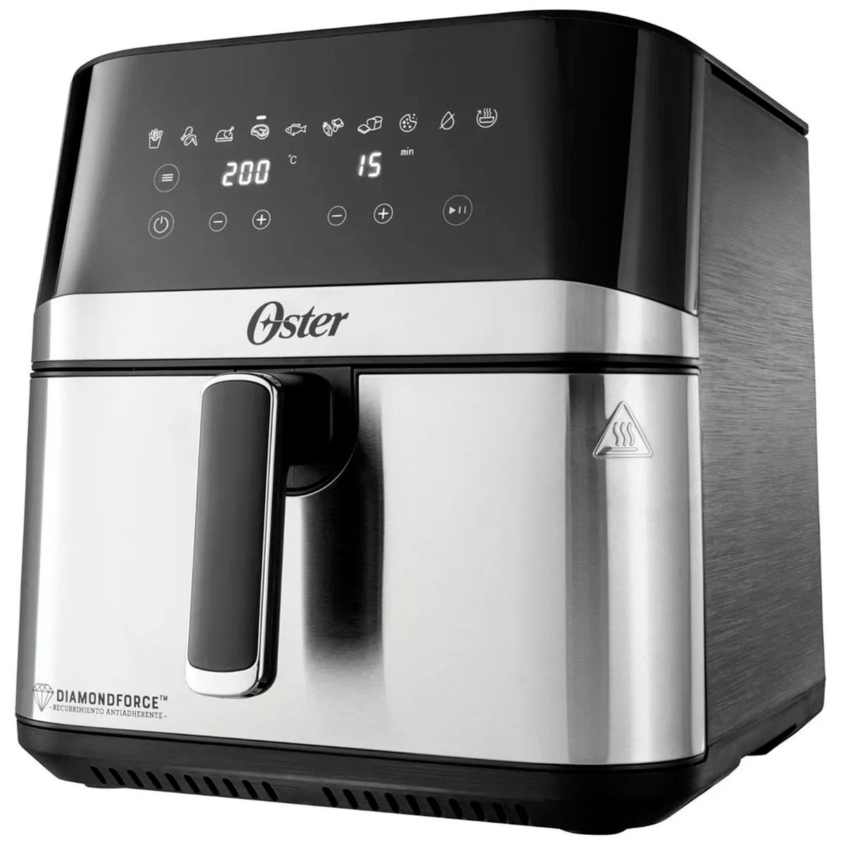 OSTER - Freidora de Aire Digital Oster de 7.5 L con 10 programas CKSTAF75DSSDF
