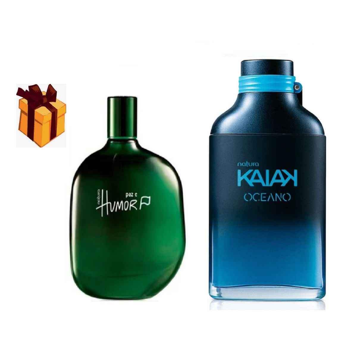 NATURA - Kaiak oceano 100ml + Humor paz 75ml masculino Natura