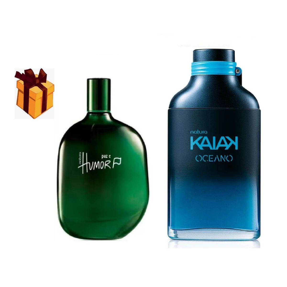 NATURA - Kaiak oceano 100ml + Humor paz 75ml masculino Natura